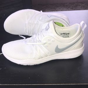 SOLD. White Nike Free Tennis Shoes
